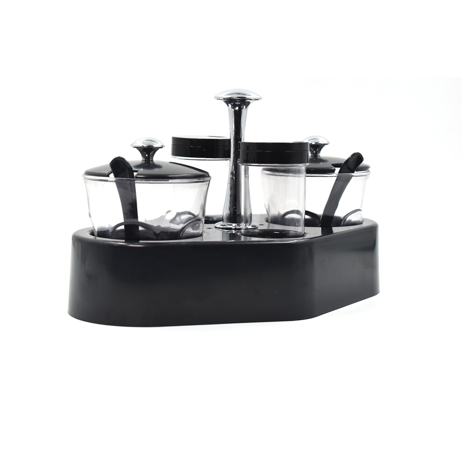 02_a6231e18-ad33-4de6-8ce2-f0ab756a63d5_1500x1500.jpg Ganesh tendy Condiment set For Kitchen Transparent jar For Easy To Access Spice 1 Piece Spice Set (Plastic) - Image 1